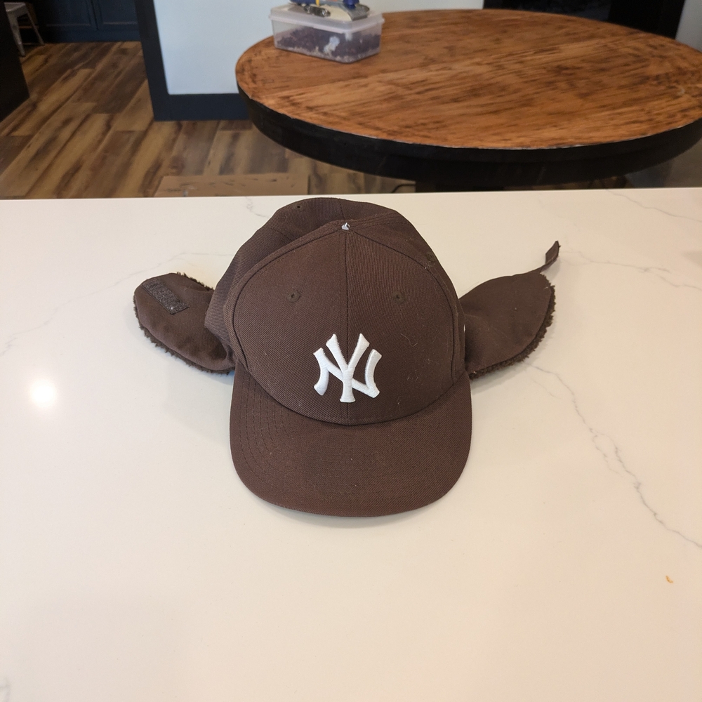 Brown NY Logo Men's Hat